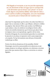 Miniatura contraportada Más libros y menos pantallas