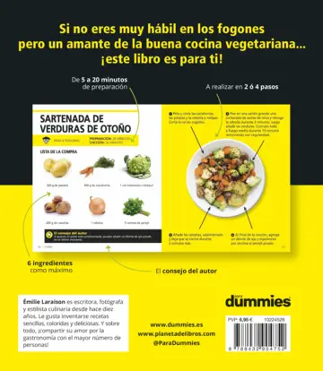 Contraportada Cocina vegetariana para Dummies