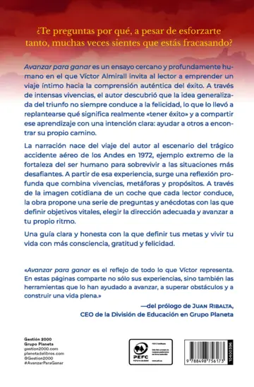Contraportada Avanzar para ganar