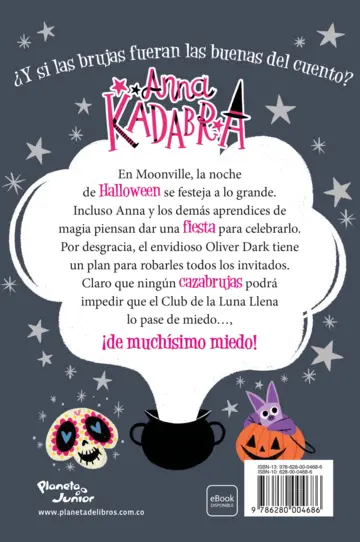 Contraportada Anna Kadabra 4. Fiesta a medianoche