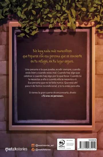 Contraportada Tú eres mi persona