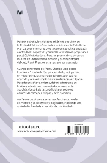 Contraportada Noches de cocaína