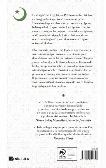 Contraportada A la sombra de las espadas