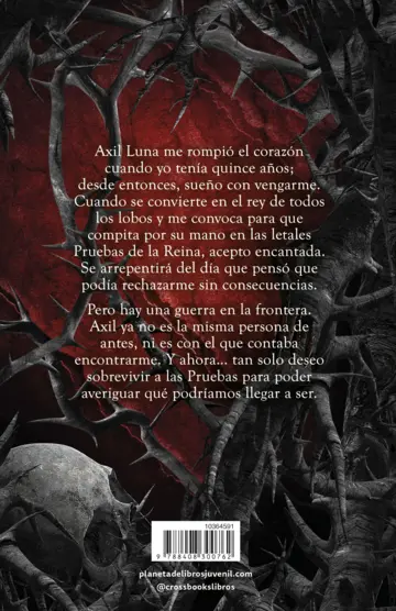 Contraportada El cautivo rey lobo