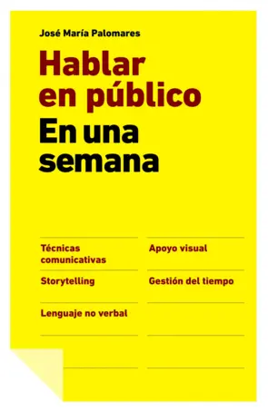 Portada Hablar en público en una semana