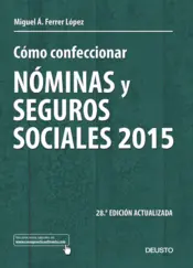 Portada Cómo confeccionar nóminas y seguros sociales 2015