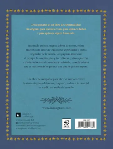 Contraportada Devocionario