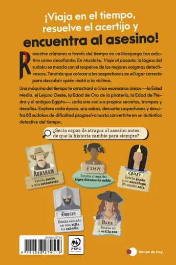 Contraportada Murdoku: Viaje al pasado