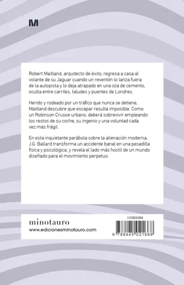 Contraportada La isla de cemento