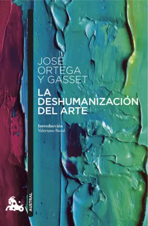 Portada La deshumanización del arte