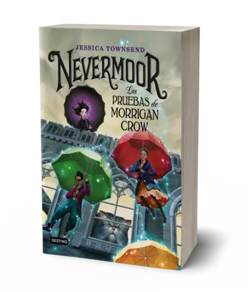 Portada Nevermoor. Las pruebas de Morrigan Crow