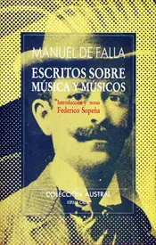Portada Escritos sobre musica y musicos