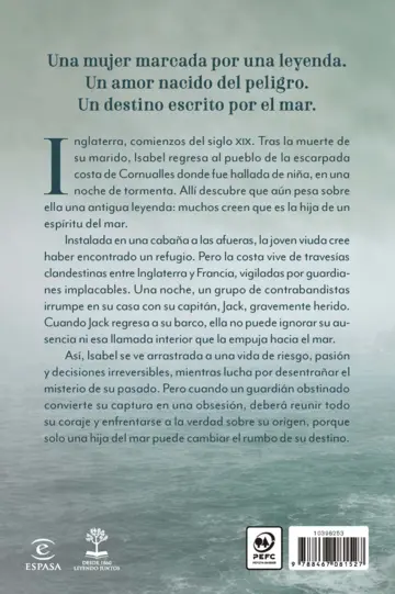 Contraportada La hija del mar