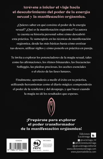 Contraportada Manifestación orgásmica