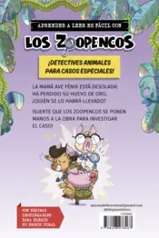 Miniatura contraportada Aprende a leer con... Los Detectives Zoopencos 2. El huevo de oro robado