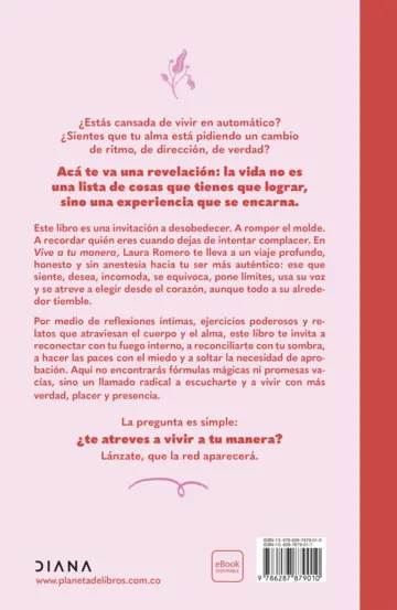 Contraportada Vive a tu manera