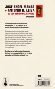 Miniatura contraportada El ser venido del espacio