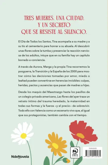 Contraportada Las flores del ayer