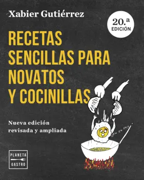 Portada Recetas sencillas para novatos y cocinillas. Nueva edición actualizada