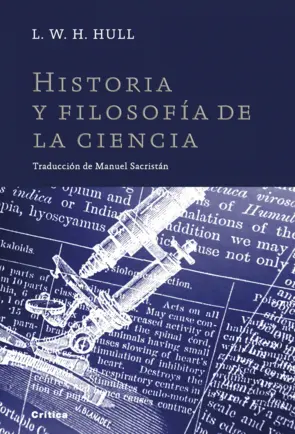 Portada Historia y filosofía de la ciencia