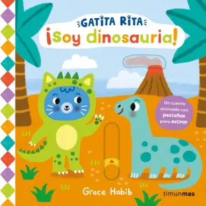 Portada Gatita Rita. ¡Soy dinosauria!