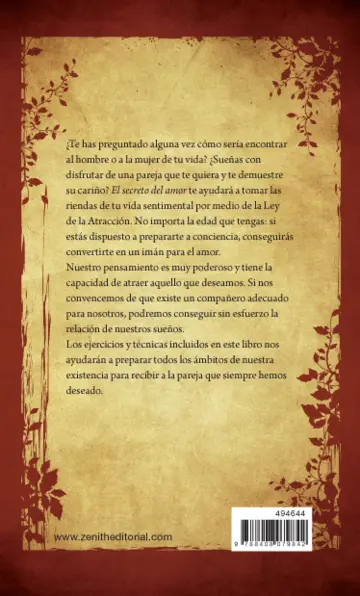 Contraportada El secreto del amor