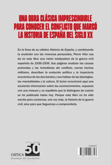 Contraportada La guerra civil española