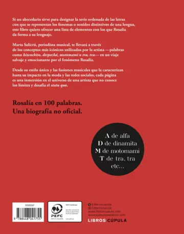 Contraportada Rosalía de la A a la Z