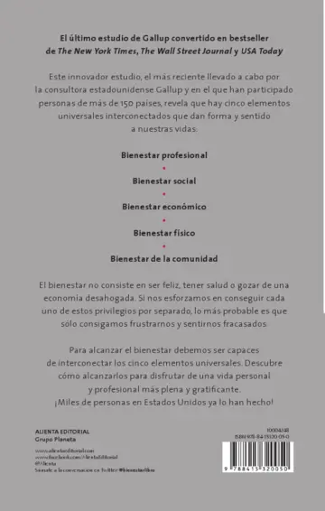 Contraportada La ciencia del bienestar