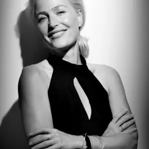Retrato de Gillian Anderson