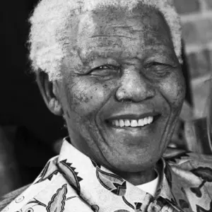 Retrato de Nelson Mandela